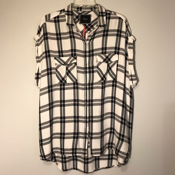 Rails Tops - Rails ‘Britt’ Rolled Sleeve Top size M